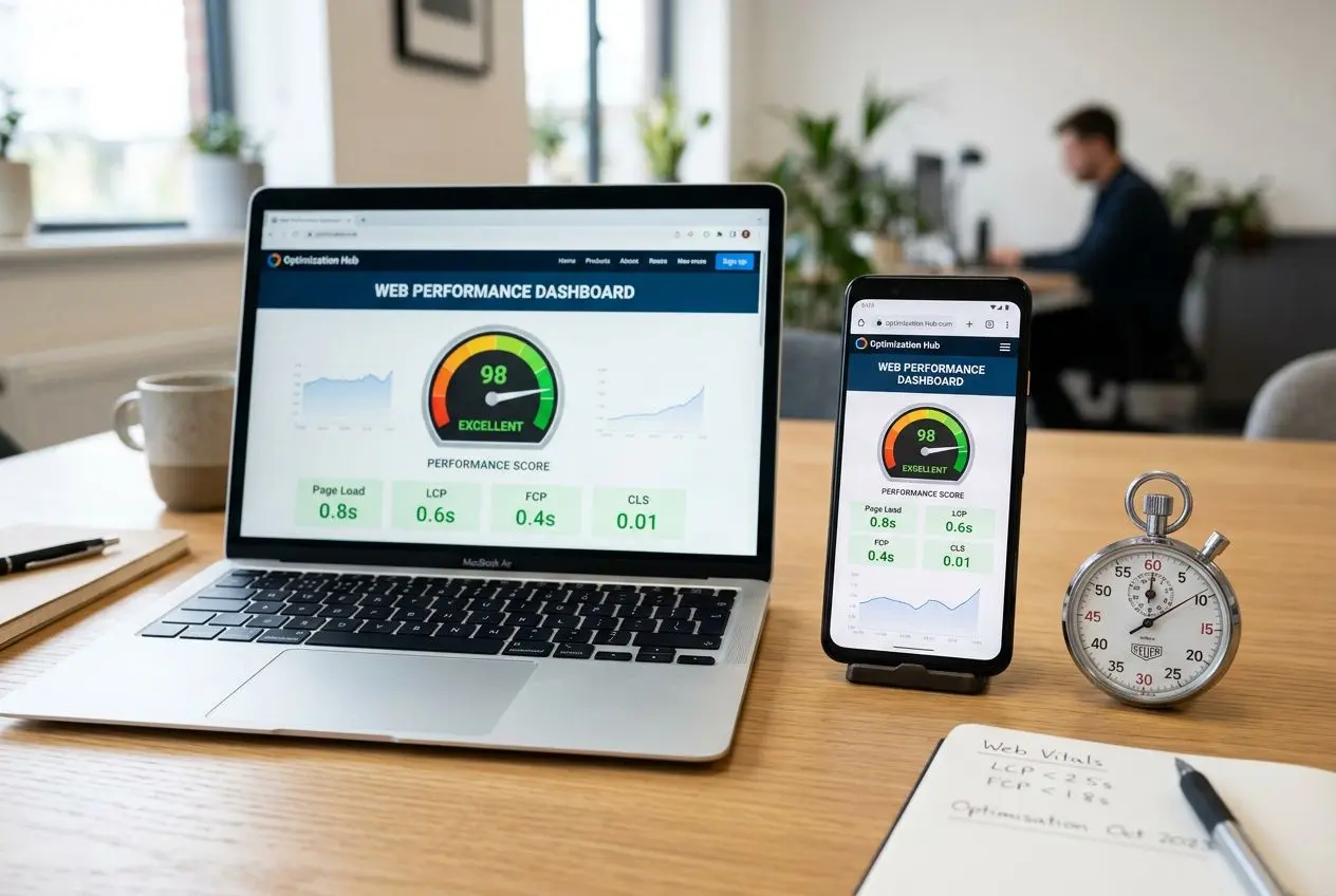 Optimisation des performances d'un site WordPress sur mobile et desktop