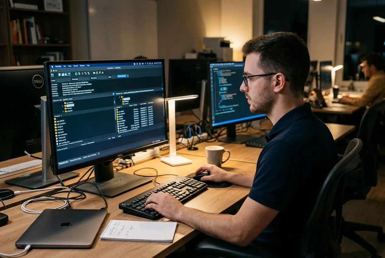 Accès FTP aux fichiers WordPress pour corriger une erreur 500