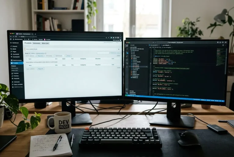 Diagnostic WooCommerce produits invisibles sur tableau de bord