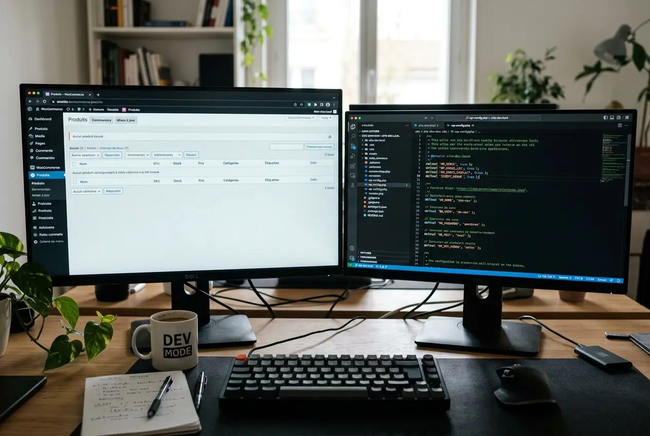 Diagnostic WooCommerce produits invisibles sur tableau de bord