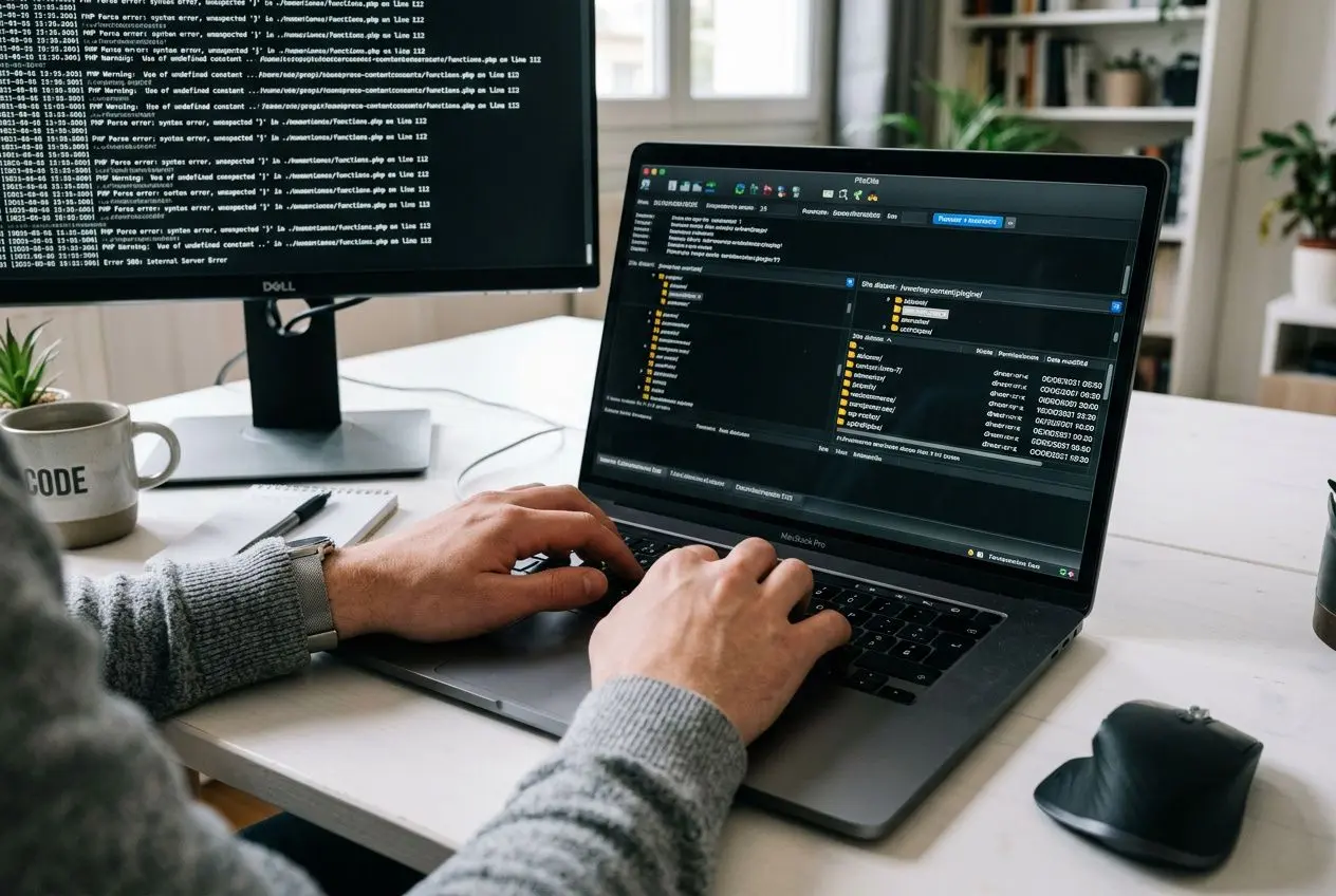 Réparation erreur panier WooCommerce via FTP