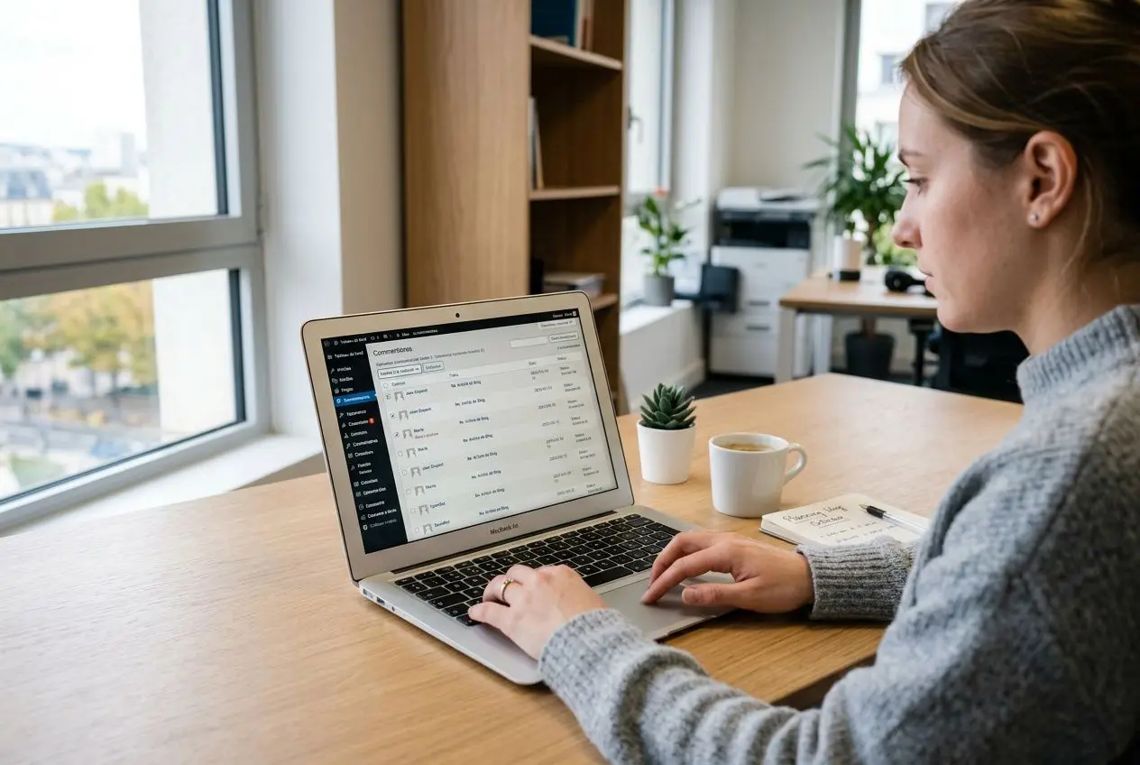 Suppression en masse de commentaires WordPress