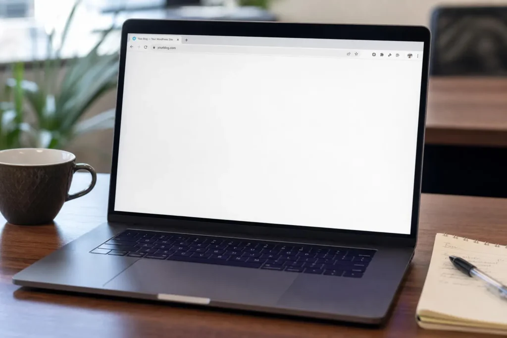Écran blanc sur un site WordPress