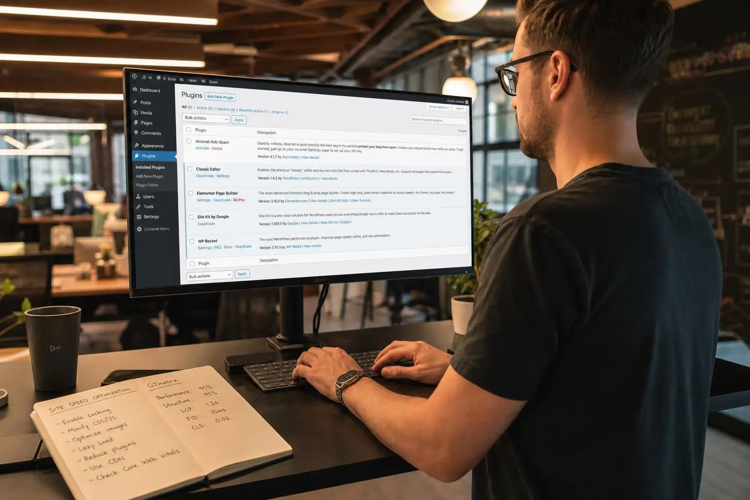 Gestion des plugins WordPress pour améliorer les performances du site
